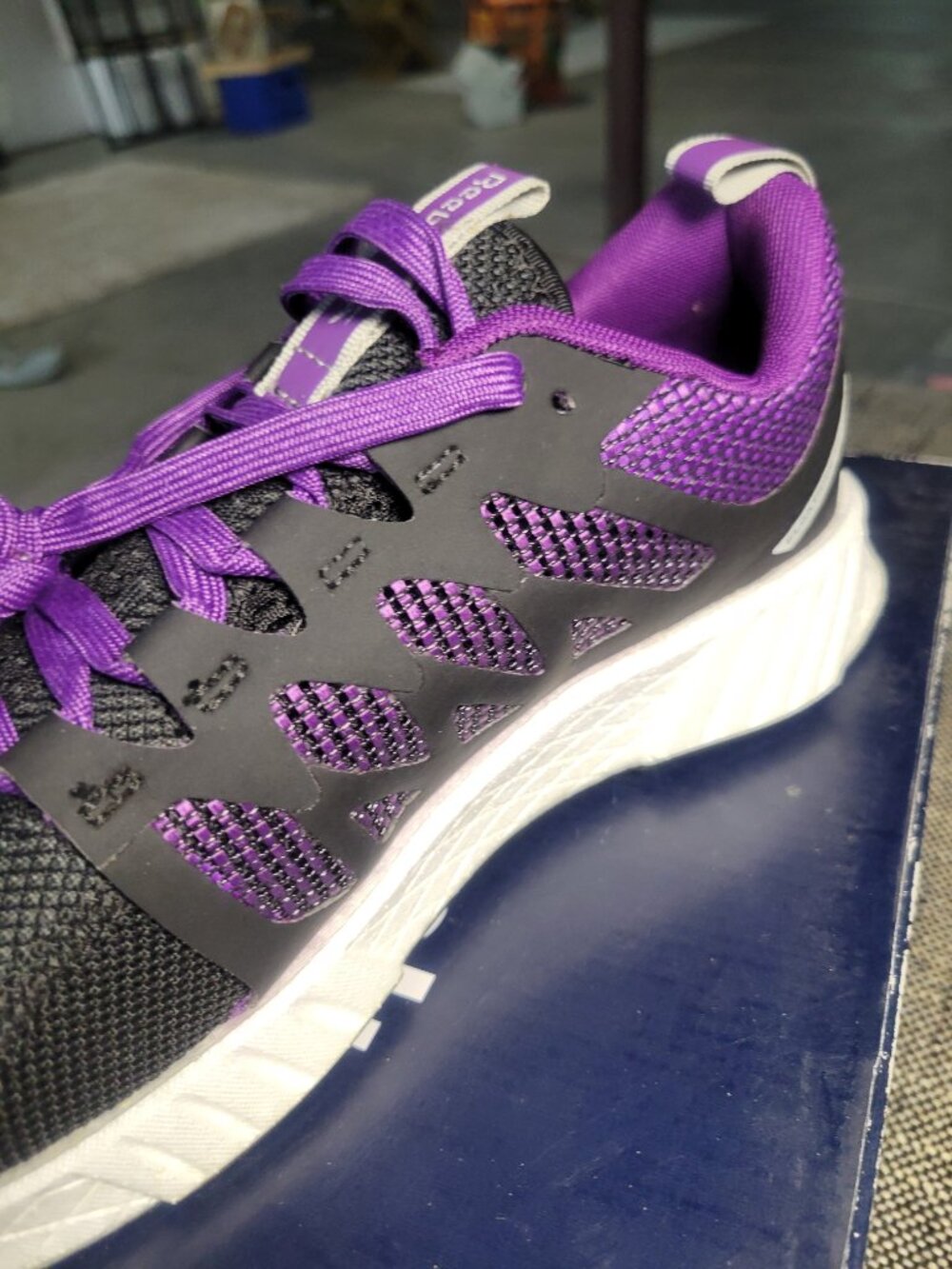 NIB Reebok Work RB315 Fusion Flexweave Composite Toe Shoes Women's 9 Purple - Picture 6 of 8